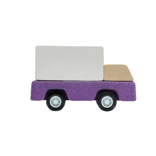 PURPLE DELIVERY TRUCK