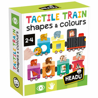 SHAPES & COLORS TACTILE TRAIN