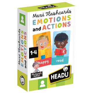 FLASHCARDS EMOTIONS AND ACTIONS MONTESSORI