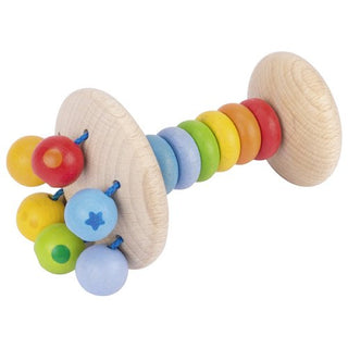 RAINBOW ELASTIC RATTLE TOUCH RING