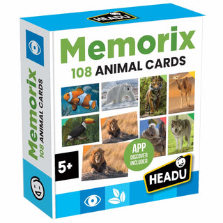 MEMORIX 108 ANIMAL CARDS