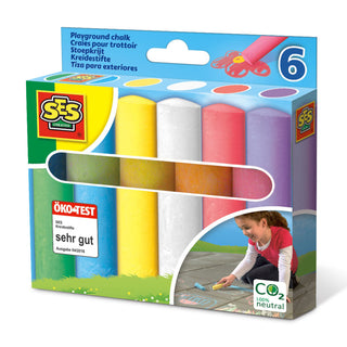 PLAYGROUND CHALKS  6 PACK