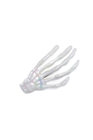 SKELETON HANDS HAIR CLIPS