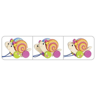 PULL-ALONG DUO SNAILS WILLI AND MILLI