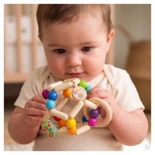 RAINBOW BALL VAN TOUCH RING ELASTIC