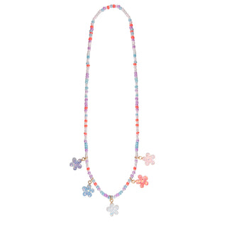 BOUTIQUE SHIMMER FLOWER NECKLACE