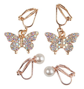 BOUTIQUE BUTTERFLY CLIP-ON EARRINGS