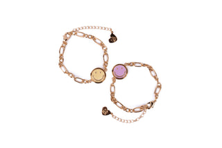 BOUTIQUE CHIC ALL SMILES SPINNER BRACELET