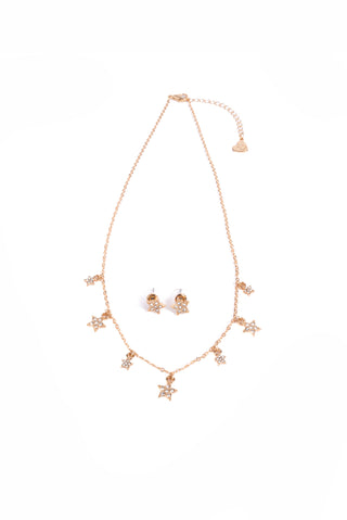 BOUTIQUE CHIC RISING STAR NECKLACE & EARRINGS