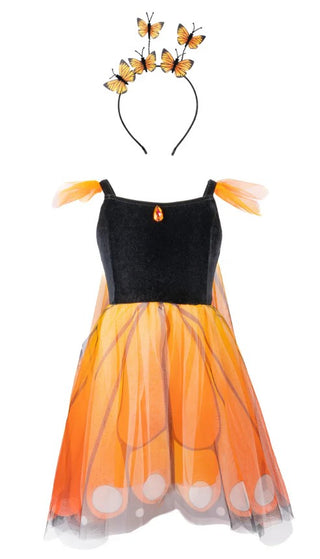 BUTTERFLY TWIRL DRESS WITH WINGS & HEADBAND