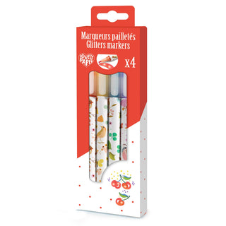 SET OF 4 TINOU GLITTER MARKERS
