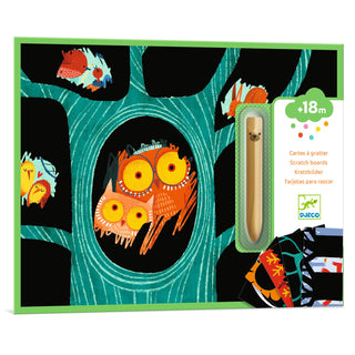 LEARNING ABOUT ANIMALS SCRATCH ART