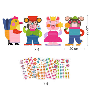 TODDLER CREATE WITH STICKERS - SPARKLES