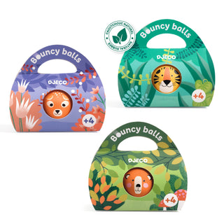 WILD ANIMALS RUBBER BALL