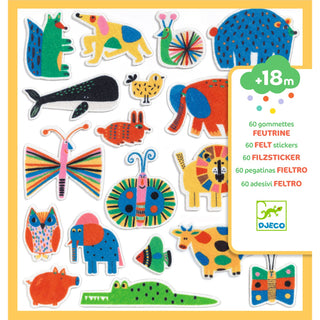 60 FELT STICKERS