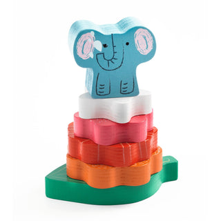 PUZZ & STACK HAPPY WOODEN PUZZLE
