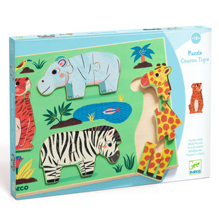 COUCOU TIGRE WOODEN PUZZLE
