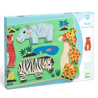 COUCOU TIGRE WOODEN PUZZLE