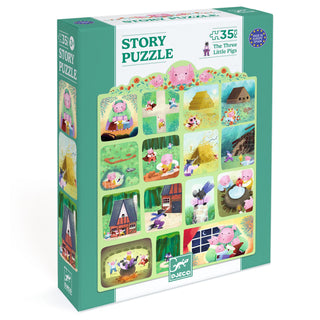 THE THREE LITTLE PIGS - 35 PCS PUZZLE STORY