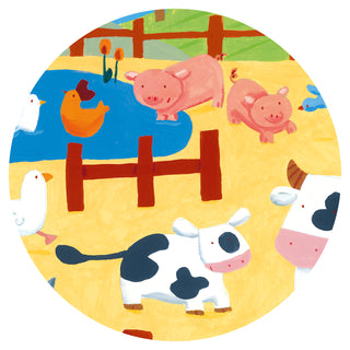 THE COWS ON THE FARM - 24 PCS SILHOUETTE PUZZLE