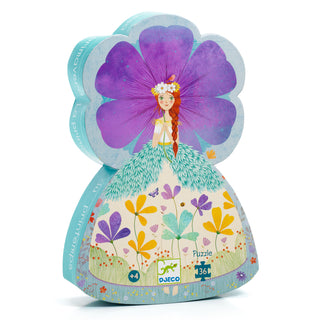 PRINCESS OF SPRING - 36 PCS SILHOUETTE PUZZLE