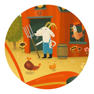 THE TRACTOR - 16 PCS MINI SILHOUETTE PUZZLE