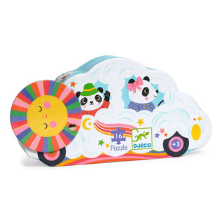CLOUD CAR - 16 PCS SILHOUETTE PUZZLE