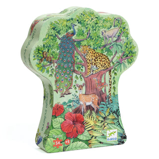 INDIAN JUNGLE - 54 PCS SILHOUETTE PUZZLE