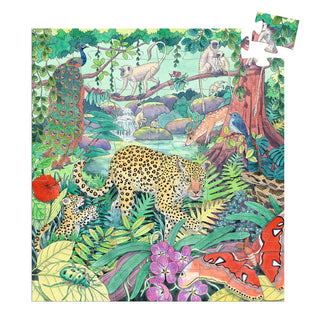 INDIAN JUNGLE - 54 PCS SILHOUETTE PUZZLE