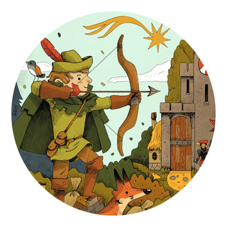 ROBIN HOOD - 36 PCS SILHOUETTE PUZZLE