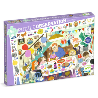 BIRTHDAY PARTY - 54 PCS PUZZLE OBSERVATION