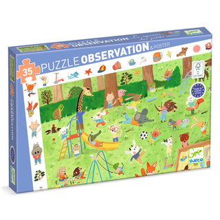 LITTLE FRIENDS' GARDEN - 35 PCS PUZZLE OBSERVATION