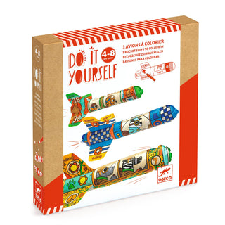 DIY TO THE SKY INFLATABLE PLANES TO COLOUR