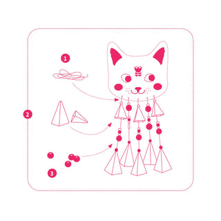 DIY KITTY WINDCHIME