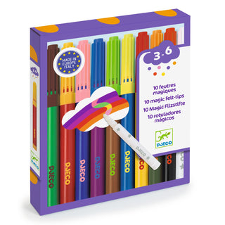 10 MAGIC FELT TIPS COLOURING SET