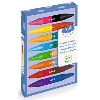SET OF 8 TWIN CRAYONS