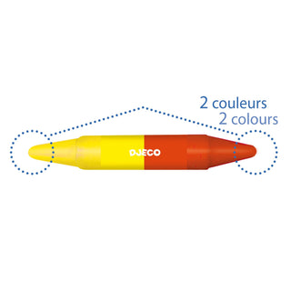SET OF 8 TWIN CRAYONS