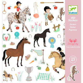 HORSES SET OF 160 STICKERS