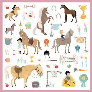 HORSES SET OF 160 STICKERS