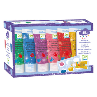 6 TUBES OF FINGER PAINT