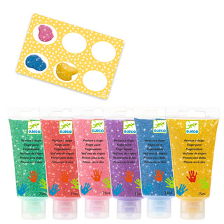 6 TUBES OF FINGER PAINT