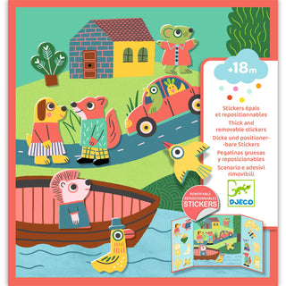 CREATE WITH REUSABLE STICKERS