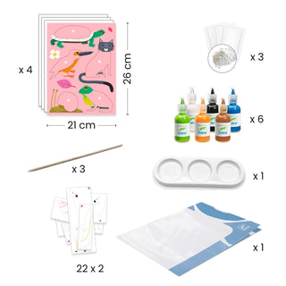 PAPER MARBLING WORKSHOP KIT
