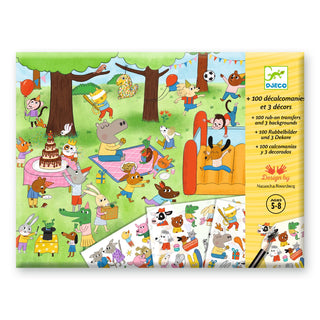 RUB ON TRANSFER DECALS SET