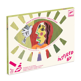 PICASSO SQUARE HEAD INSPIRED BY STICKER COLLAGE KIT