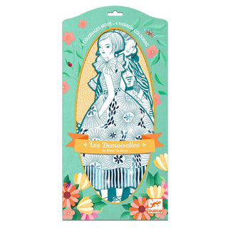 LES DEMOISELLES COLOURING SET