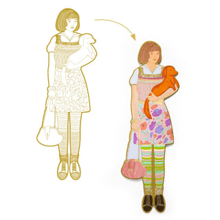 LES DEMOISELLES COLOURING SET