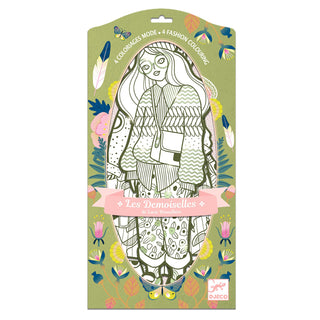 LES DEMOISELLES COLOURING SET