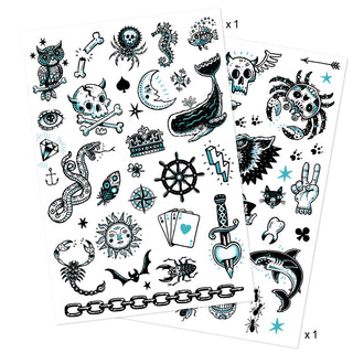 TEMPORARY TATTOOS (DERMATOLOGICALLY TESTED)