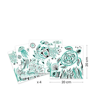 METALLIC COLOURING SET